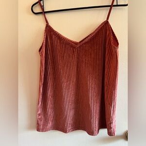 Velvet Camisole in Rose by Costes